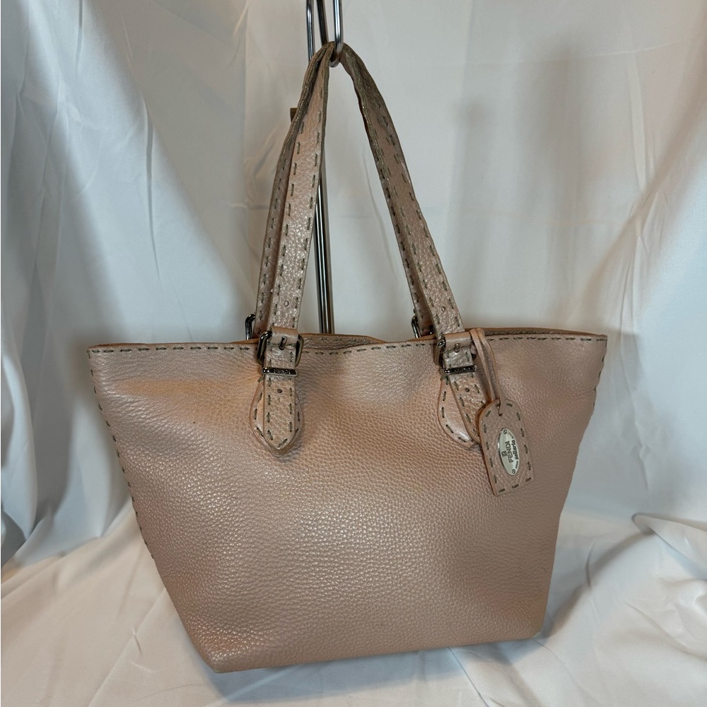 FENDI Rose Gold Small Tote